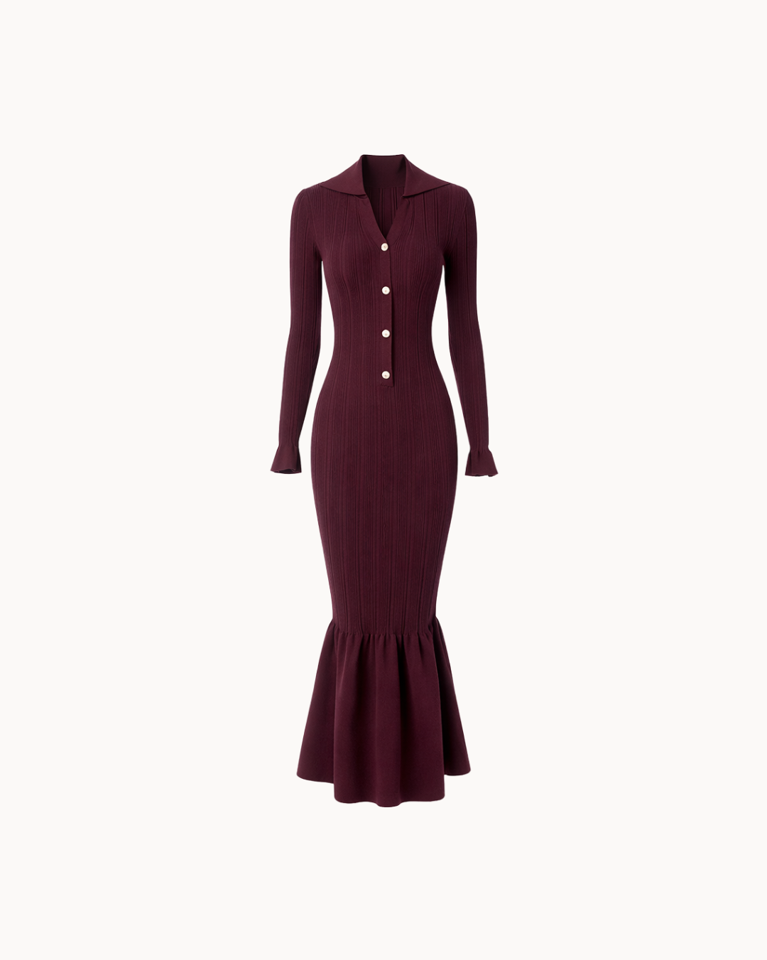 Robe sirène Venetia - Bourgogne