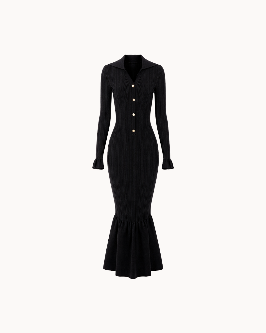 Robe Sirène Venetia - Noir