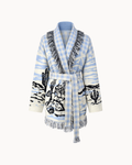 Montana Knit Coat - Sky Blue