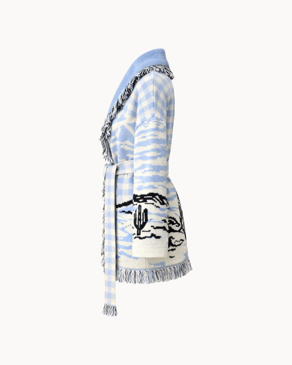 Montana Knit Coat - Sky Blue