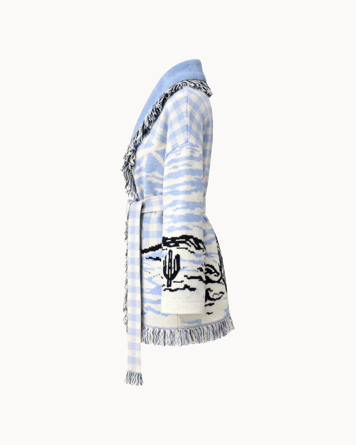 Montana Knit Coat - Sky Blue