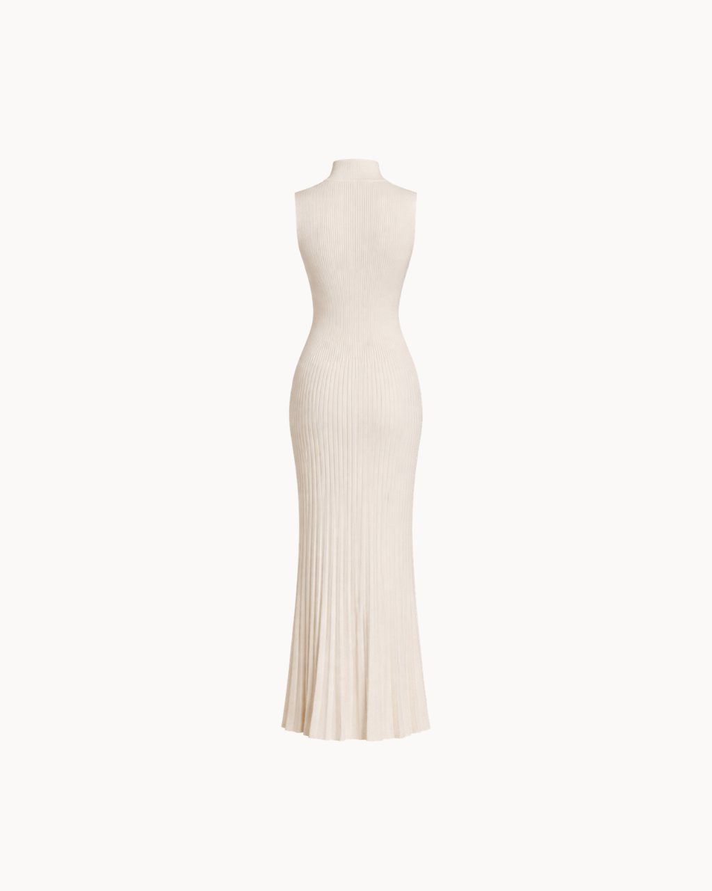 Robe Col Roulé Serena - Ivoire