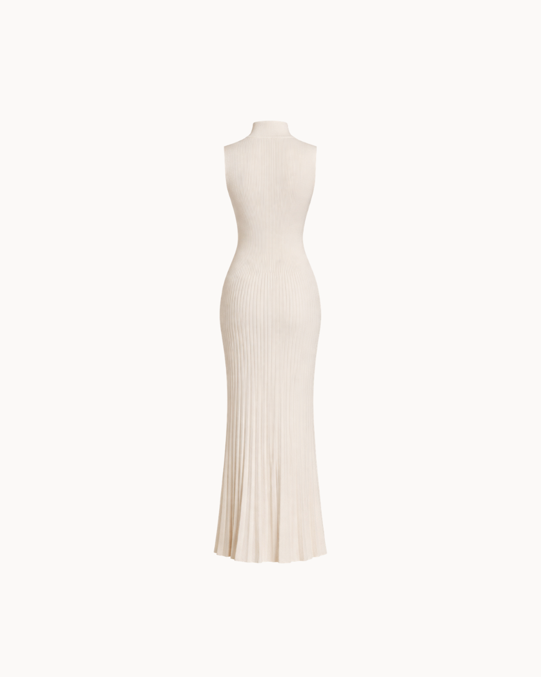 Robe Col Roulé Serena - Ivoire