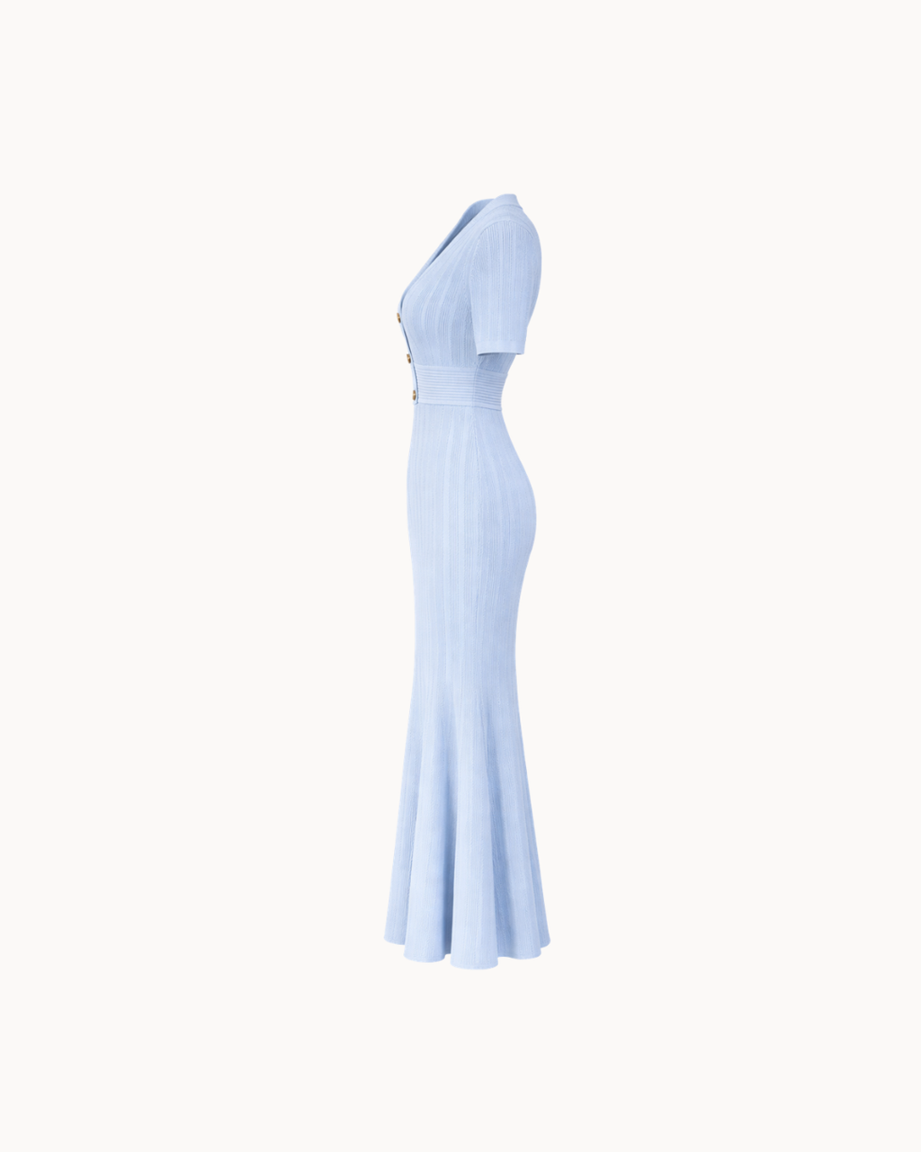 Robe Violette Col en V - Ciel