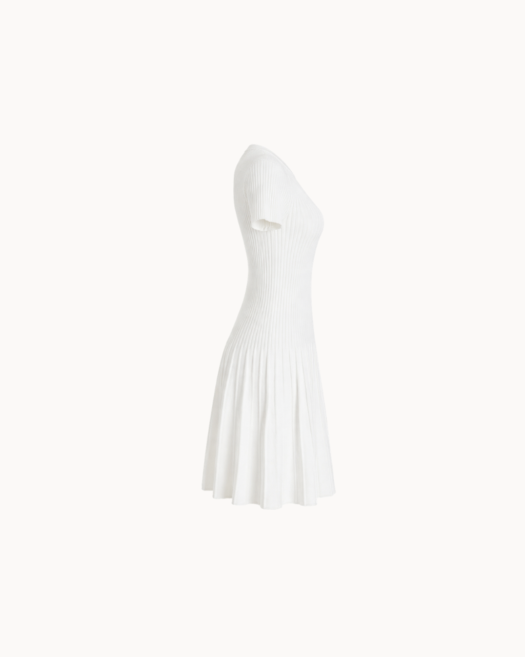 Cleo Keyhole Dress - Ivory
