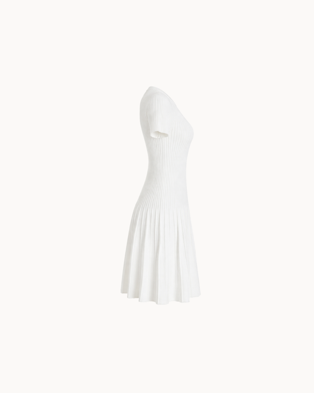 Cleo Keyhole Dress - Ivory