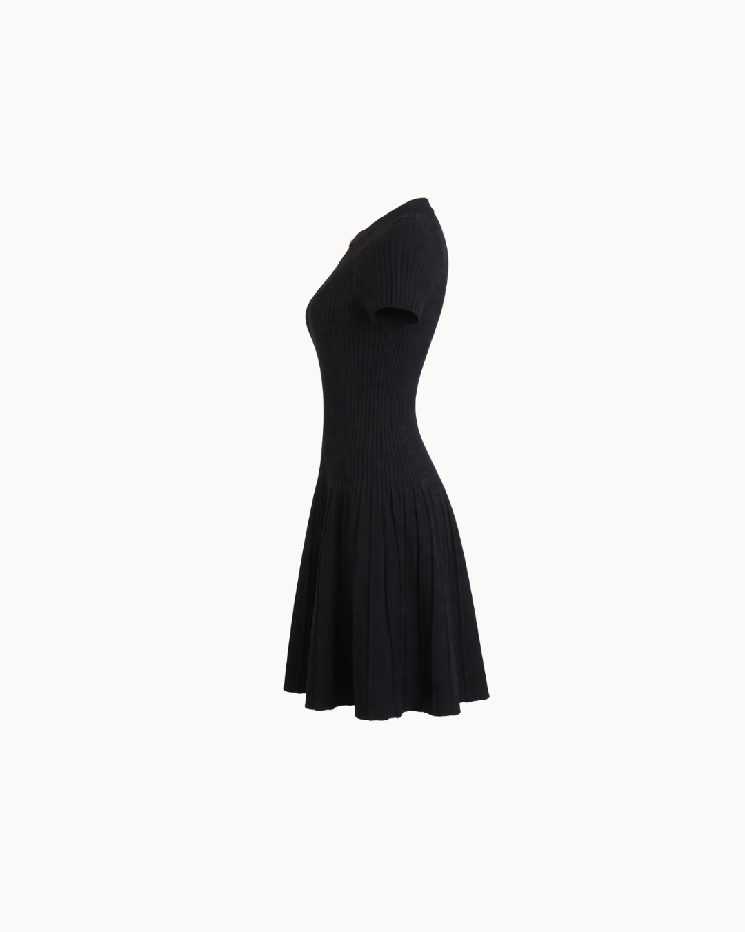Cleo Keyhole Dress - Black