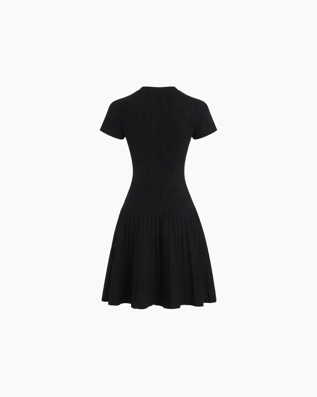 Cleo Keyhole Dress - Black