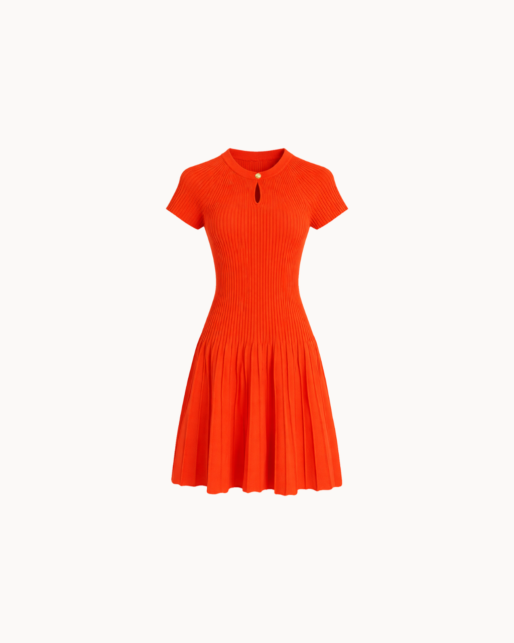 Robe Cleo avec découpe - Tangerine