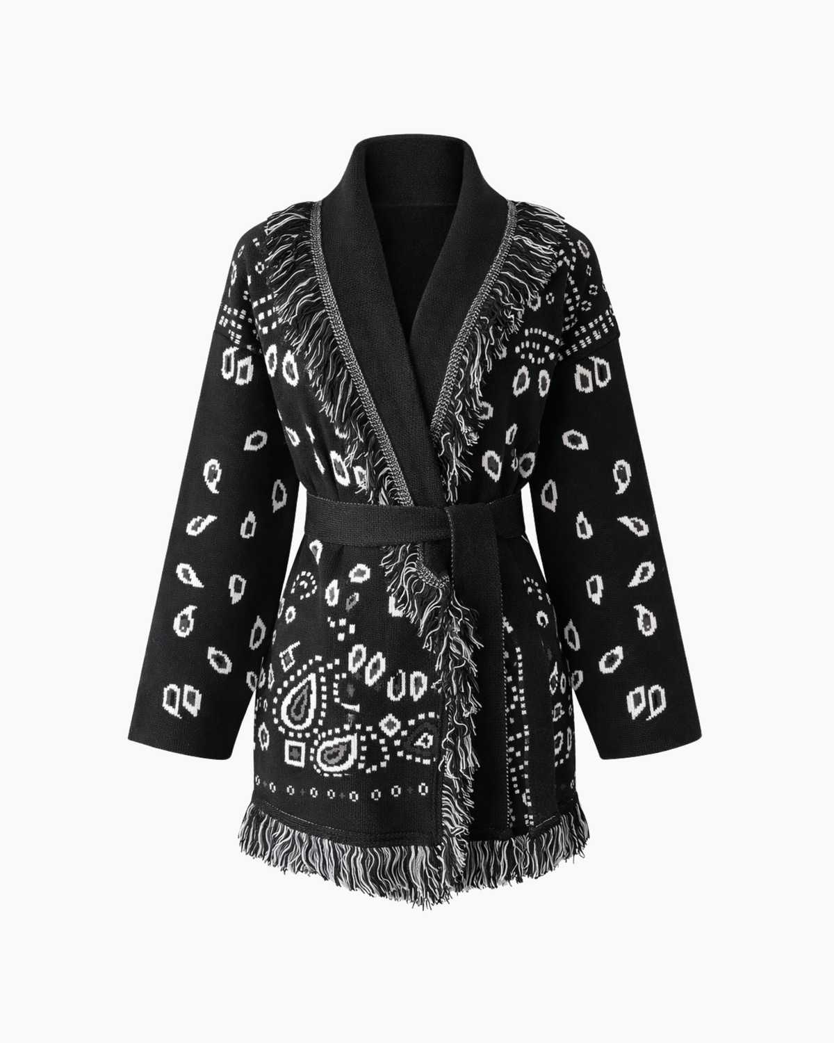 Montana Knit Coat - Onyx