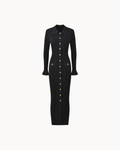 Robe midi Margaux - Noir