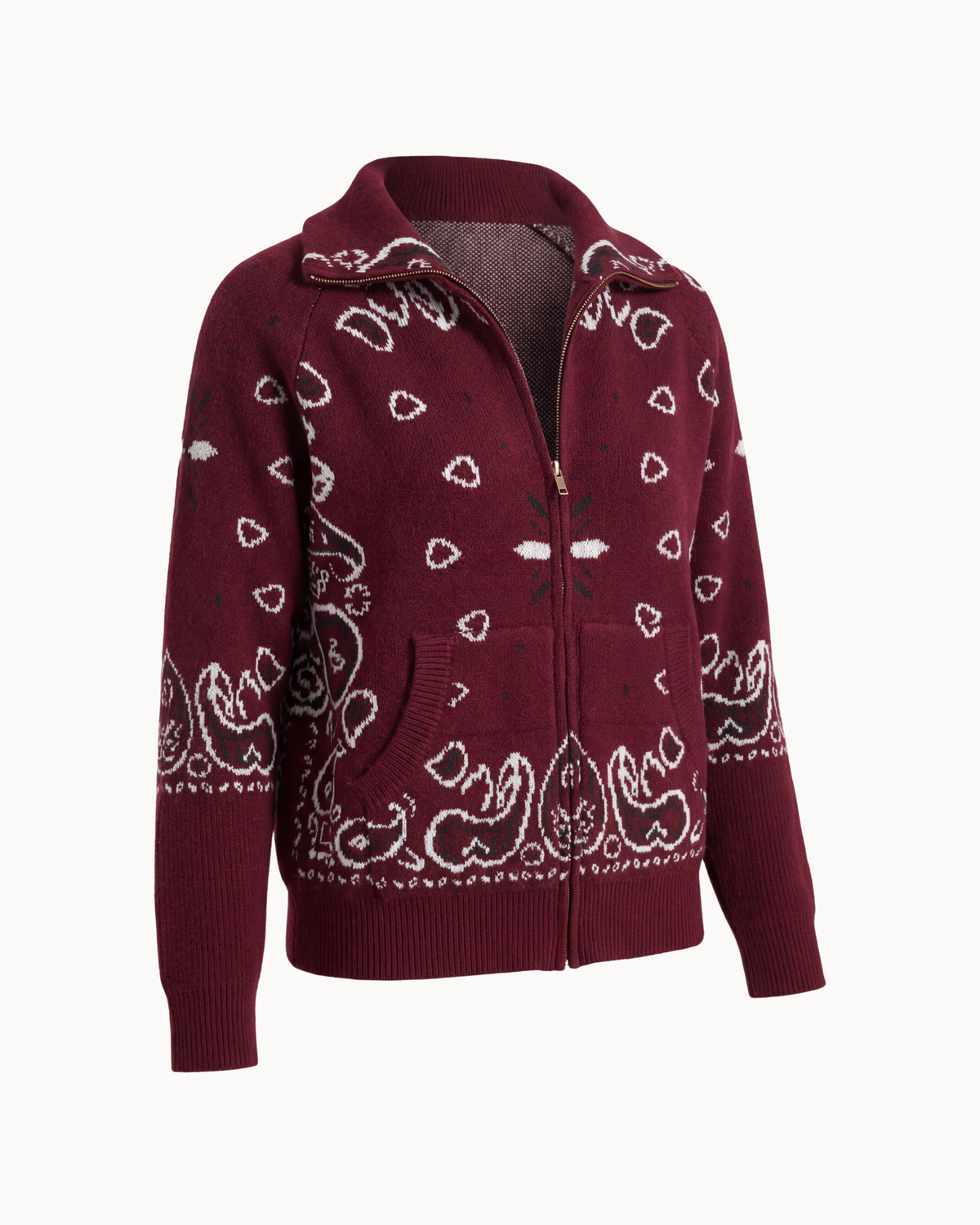 Adelé Heritage Knit – Bordeaux
