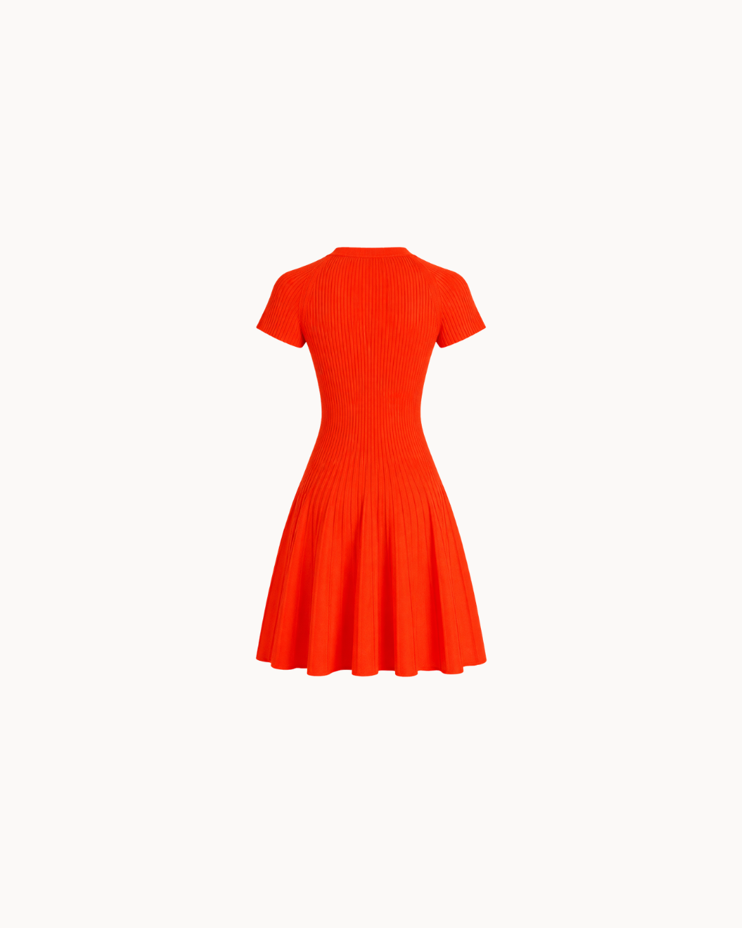 Cleo Keyhole Dress - Tangerine