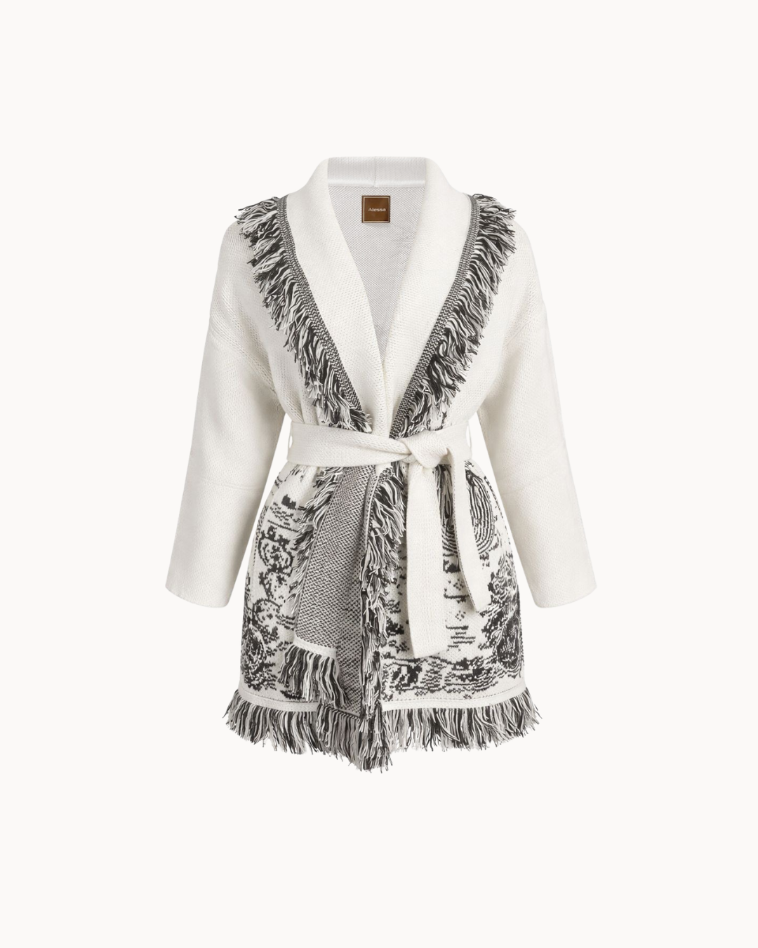 Montana Knit Coat - White