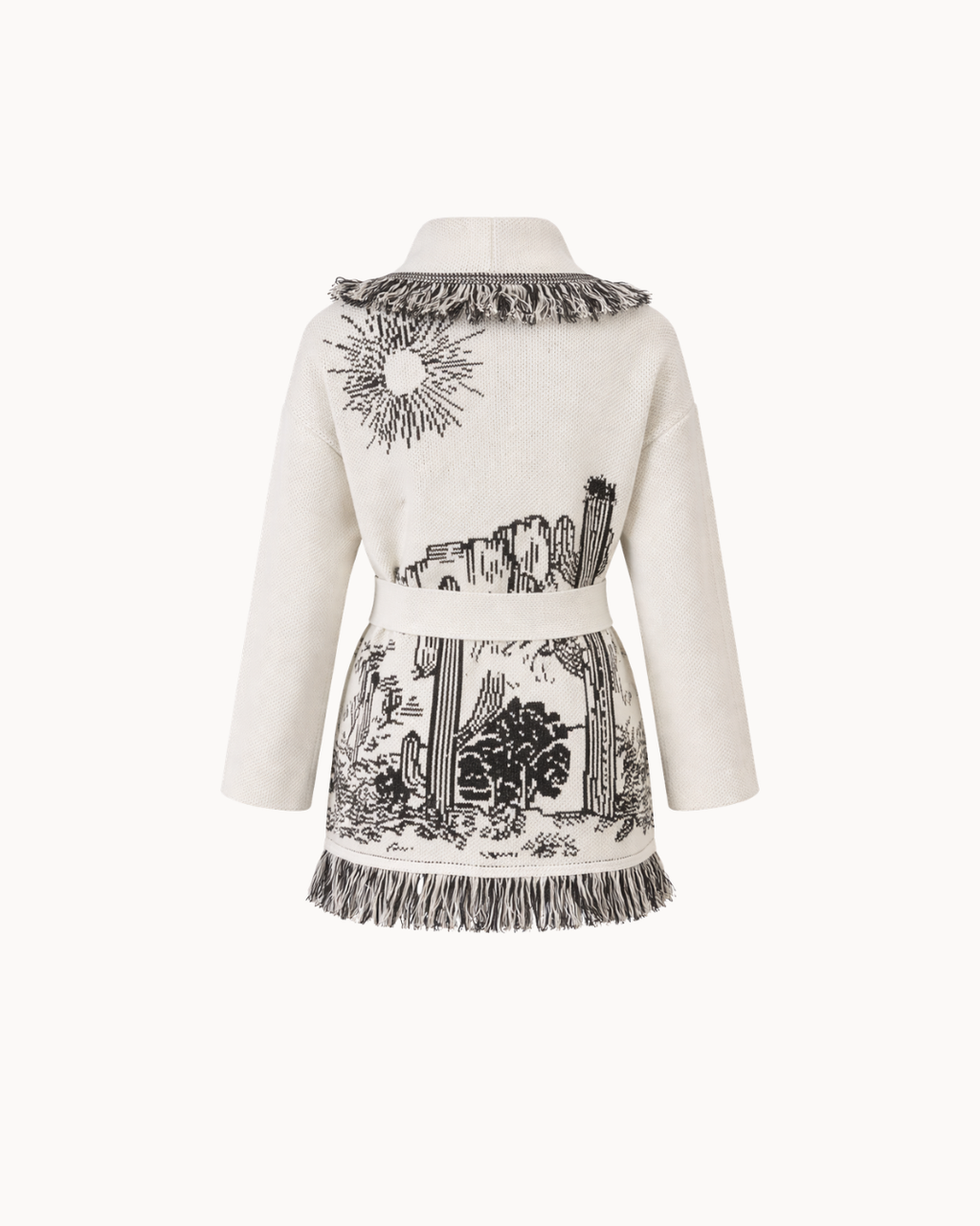 Montana Knit Coat - White
