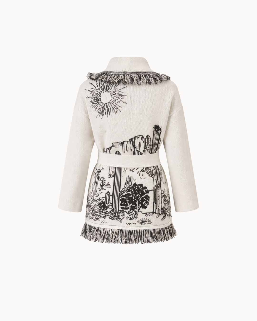 Montana Knit Coat - White