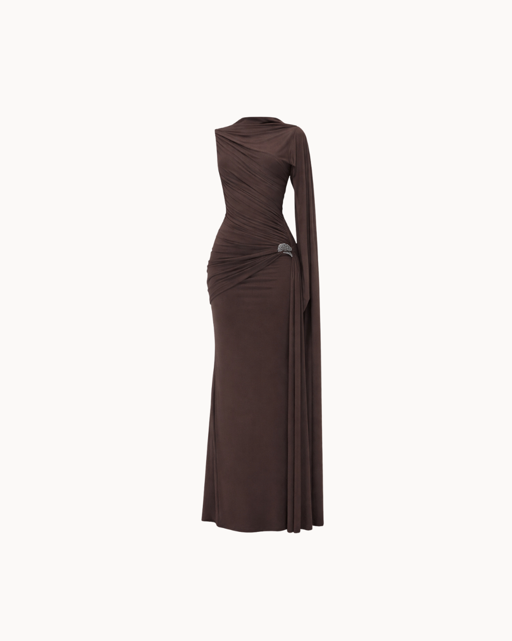 Robe longue Seraphine - Espresso