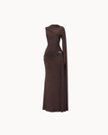 Robe longue Seraphine - Espresso