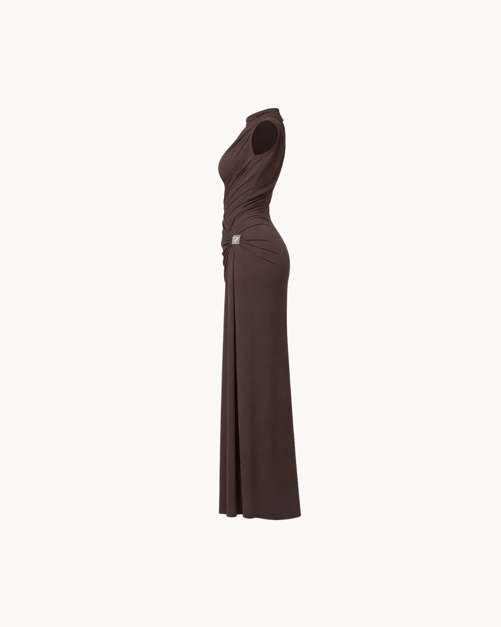 Robe longue Seraphine - Espresso