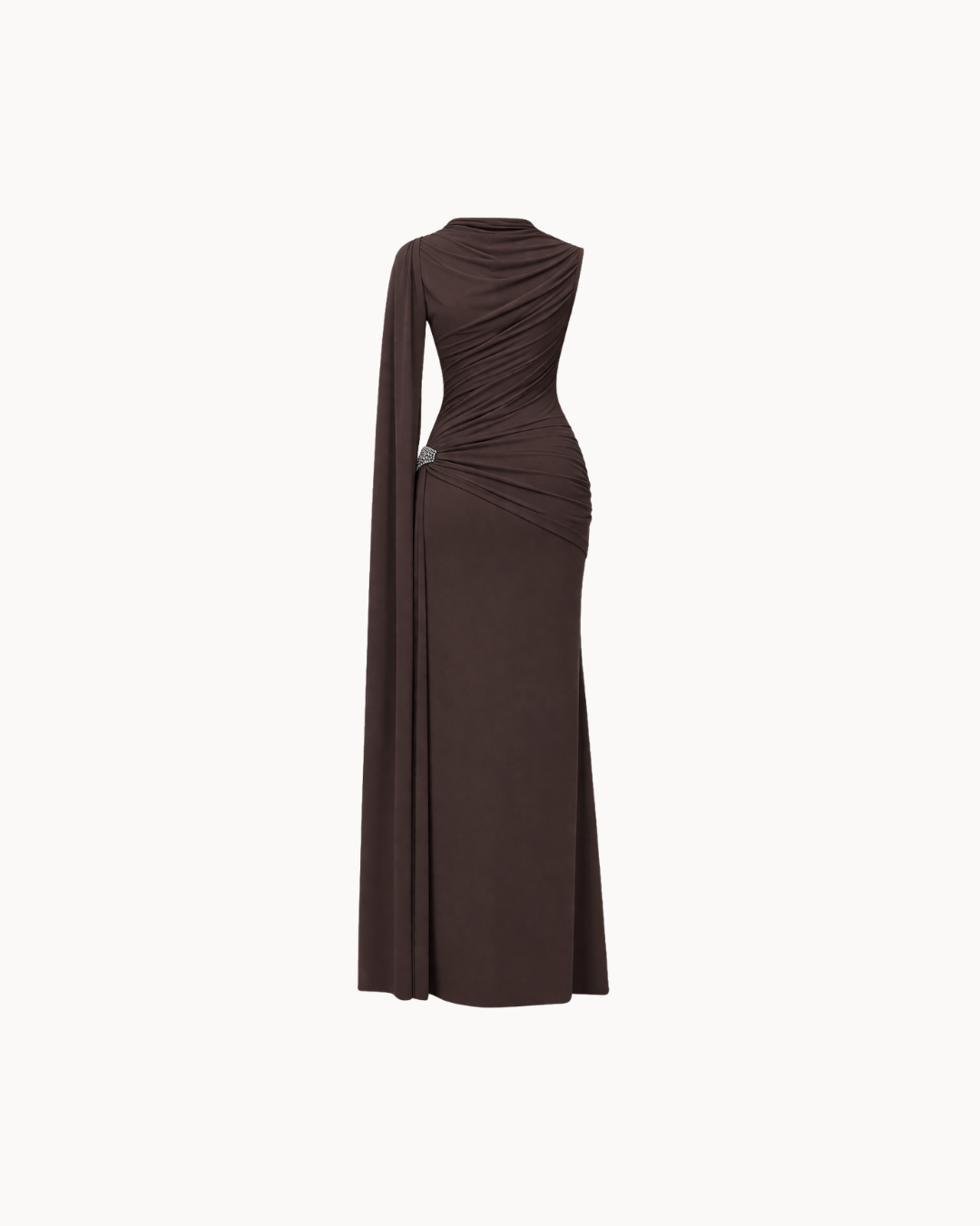 Robe longue Seraphine - Espresso