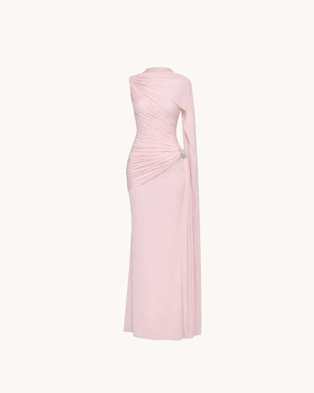 Robe longue Seraphine - Rose poudré