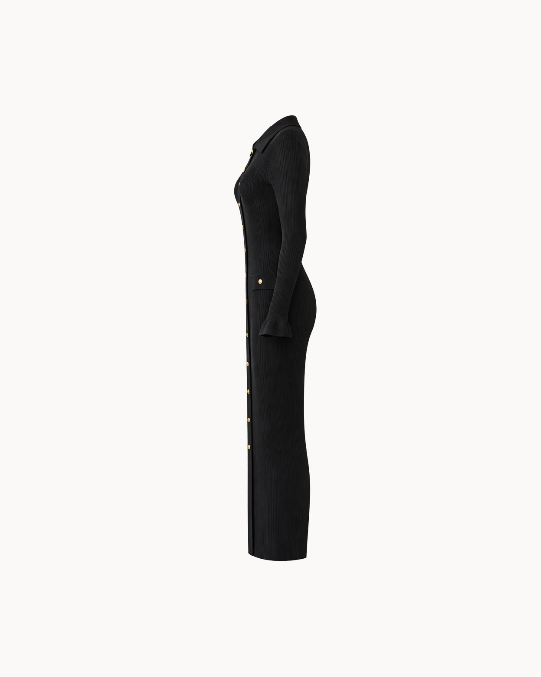 Margaux Midi Dress - Noir