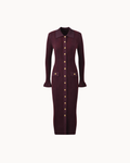 Robe midi Margaux - Bordeaux