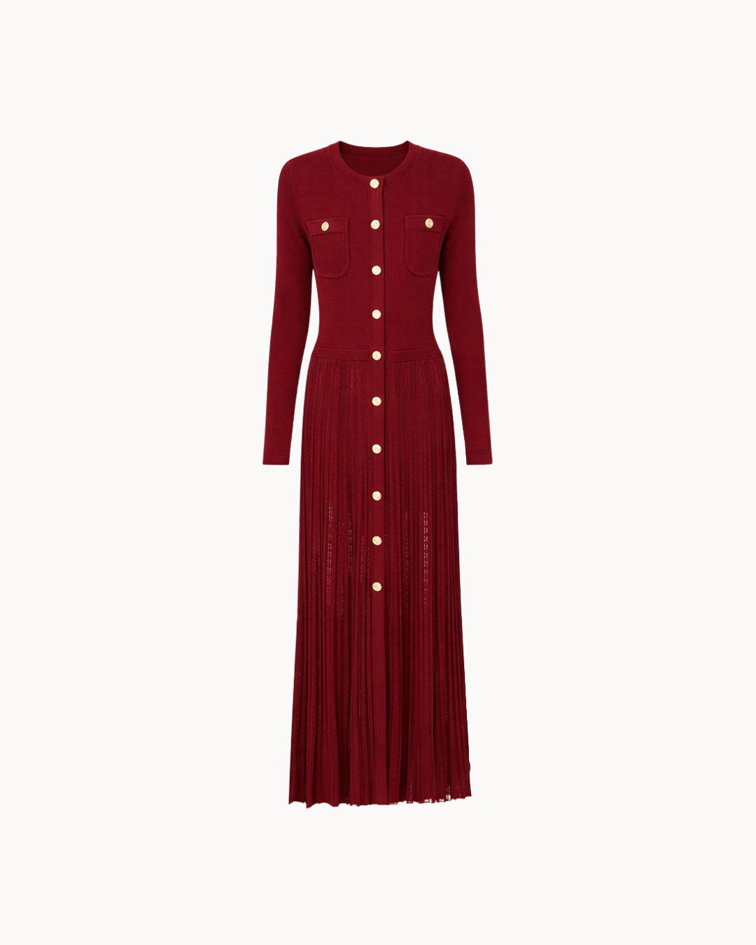 Robe chemise Simone - Bordeaux