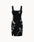 Celestial Noir Beaded Dress