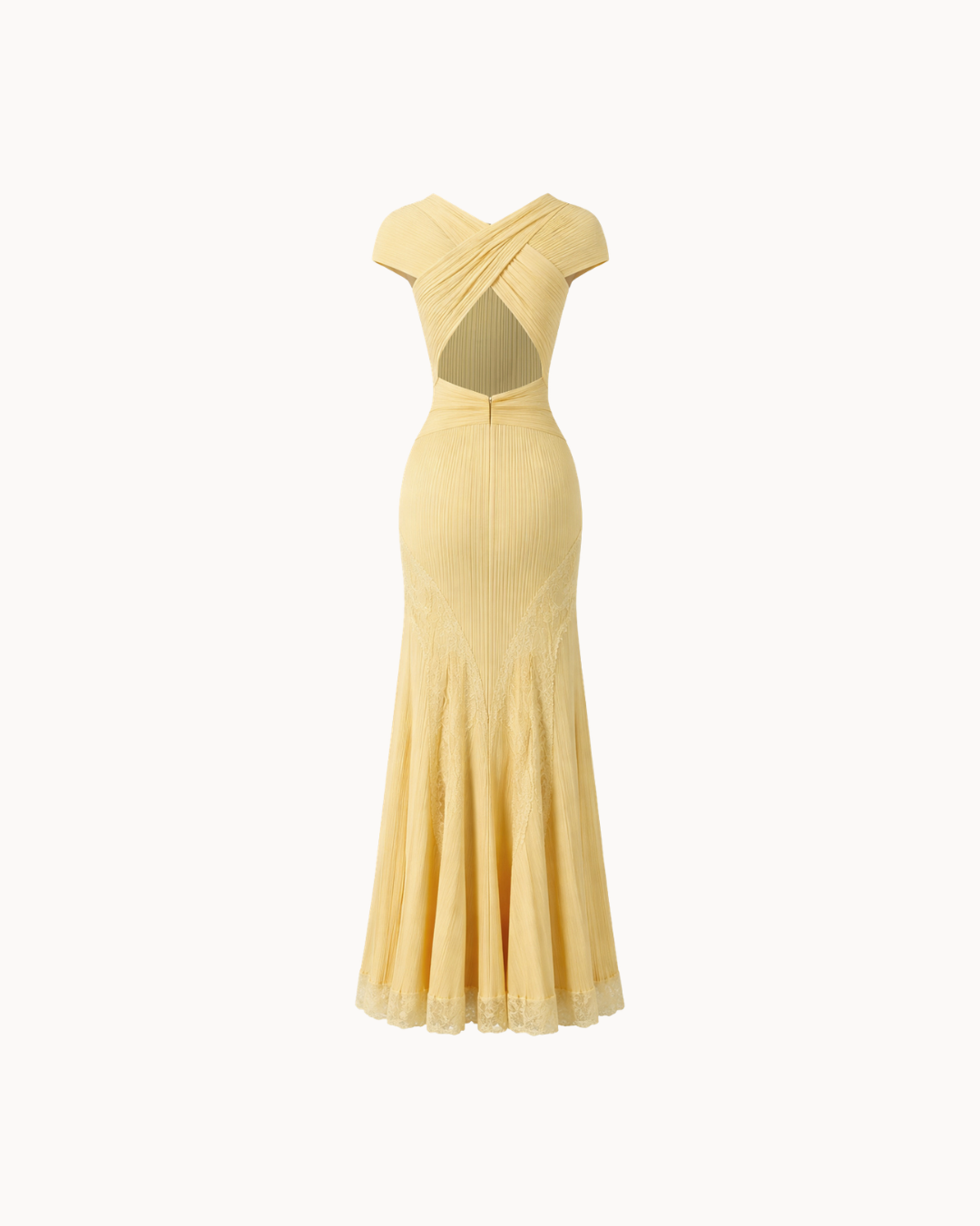 Robe longue Solea en maille sculptante