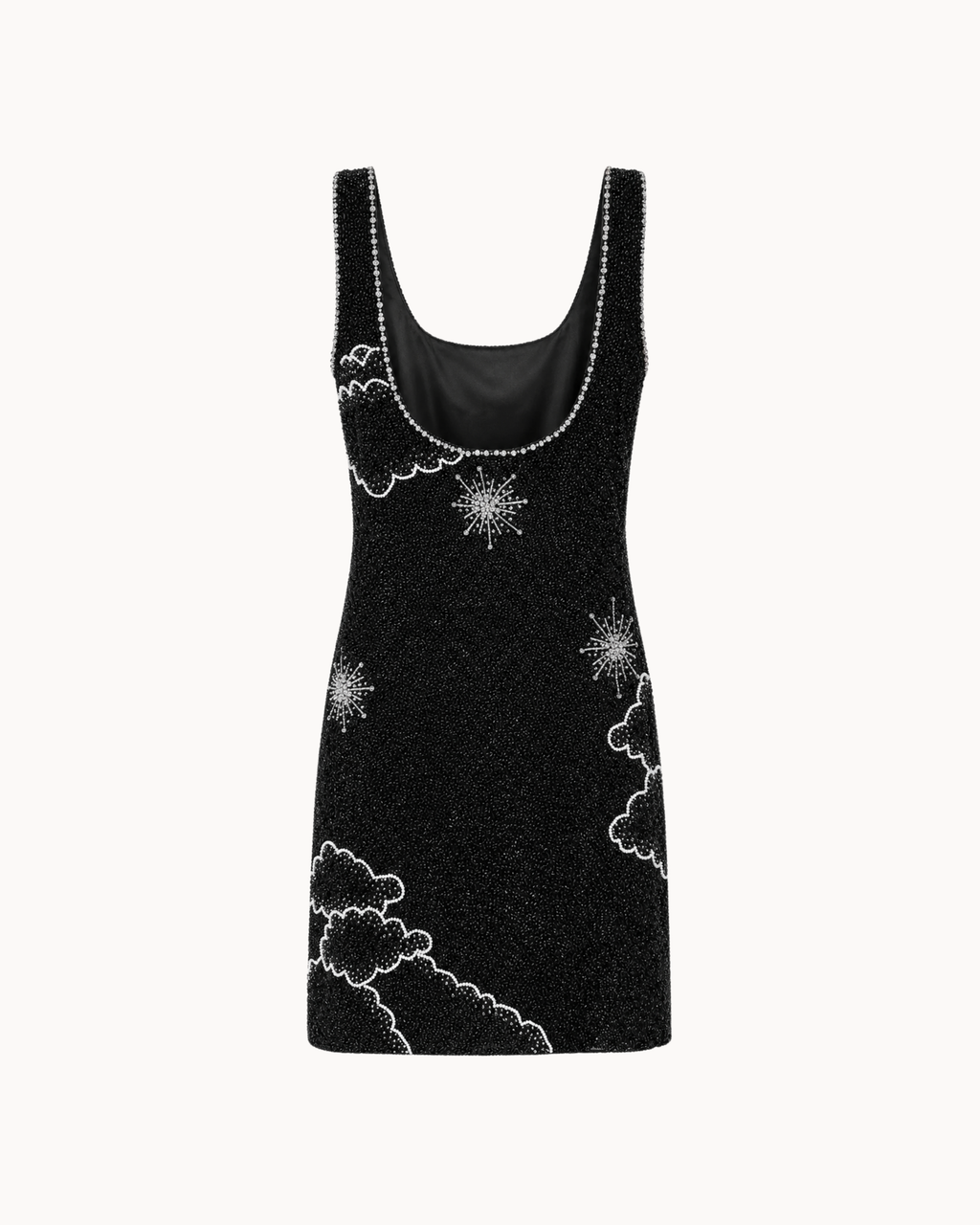 Celestial Noir Beaded Dress
