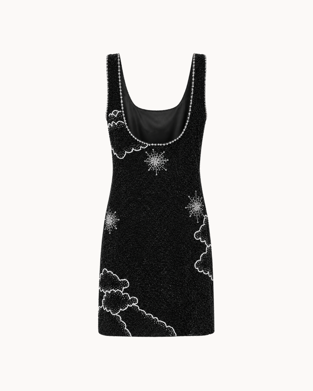 Celestial Noir Beaded Dress