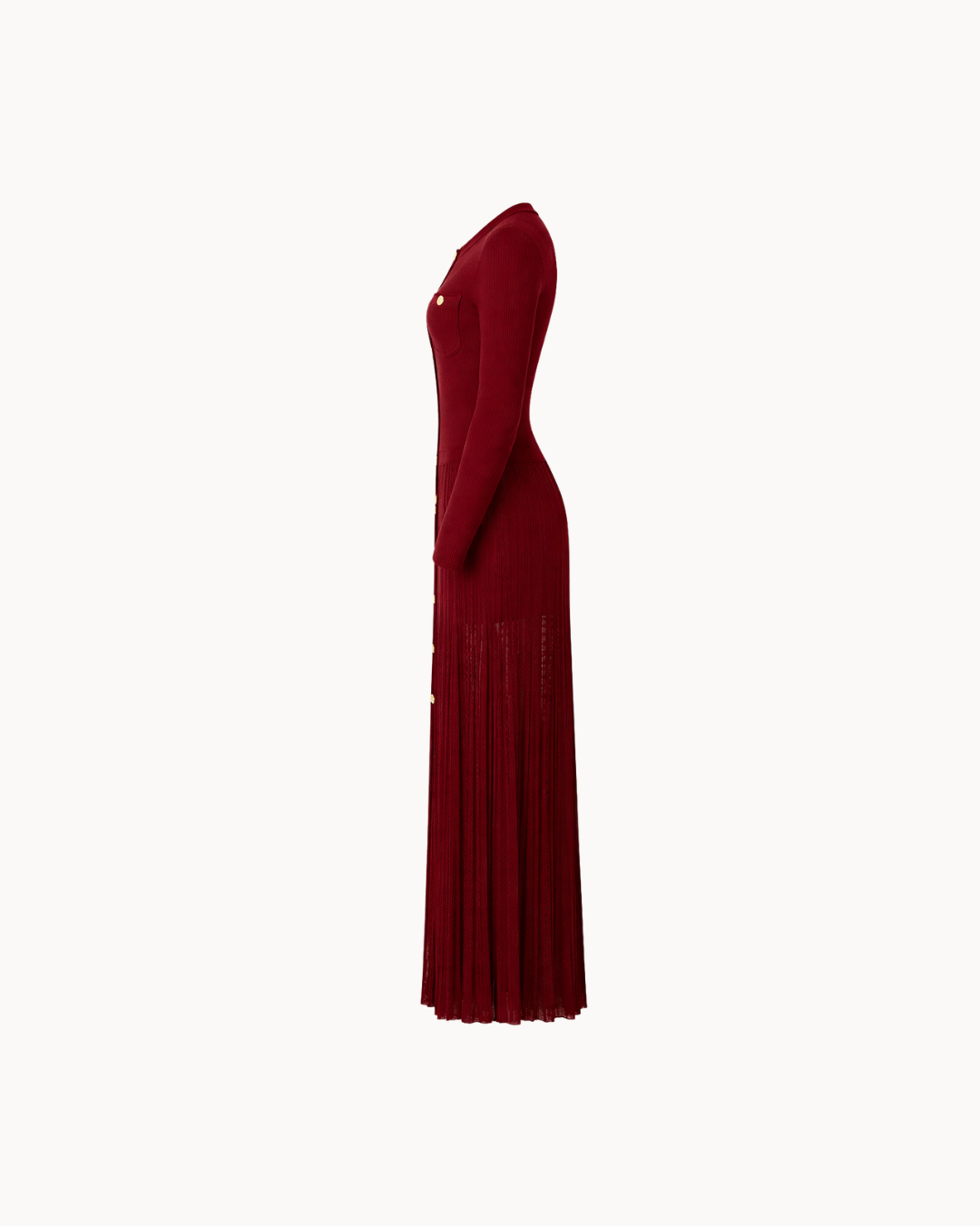 Robe chemise Simone - Bordeaux