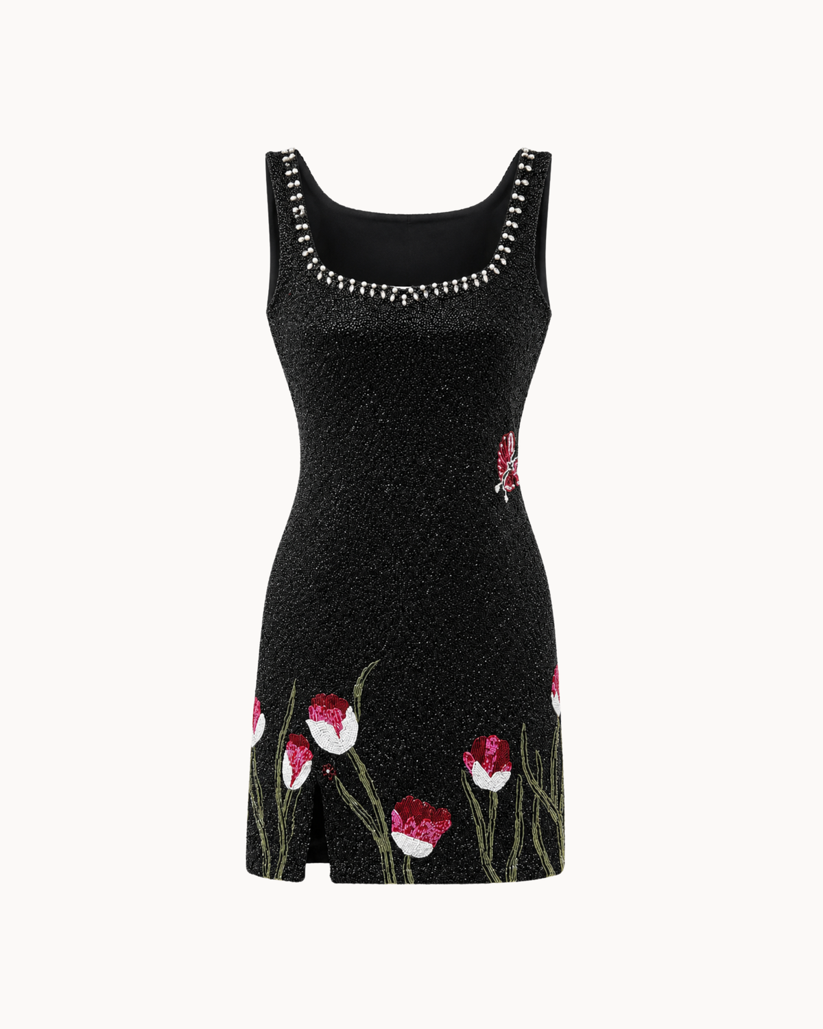 Mini-robe ornée de tulipes