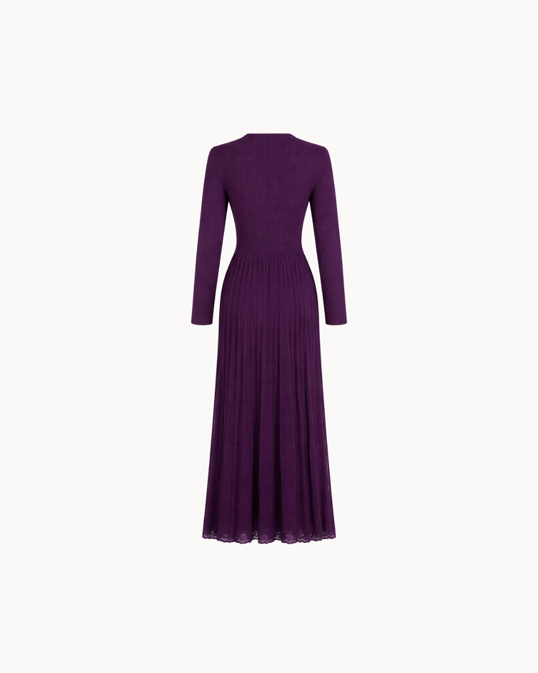 Robe boutonnée Simone - Prune