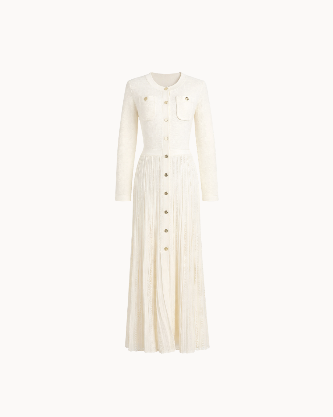 Robe chemise Simone - Crème