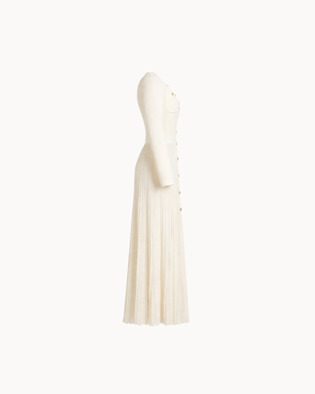 Robe chemise Simone - Crème