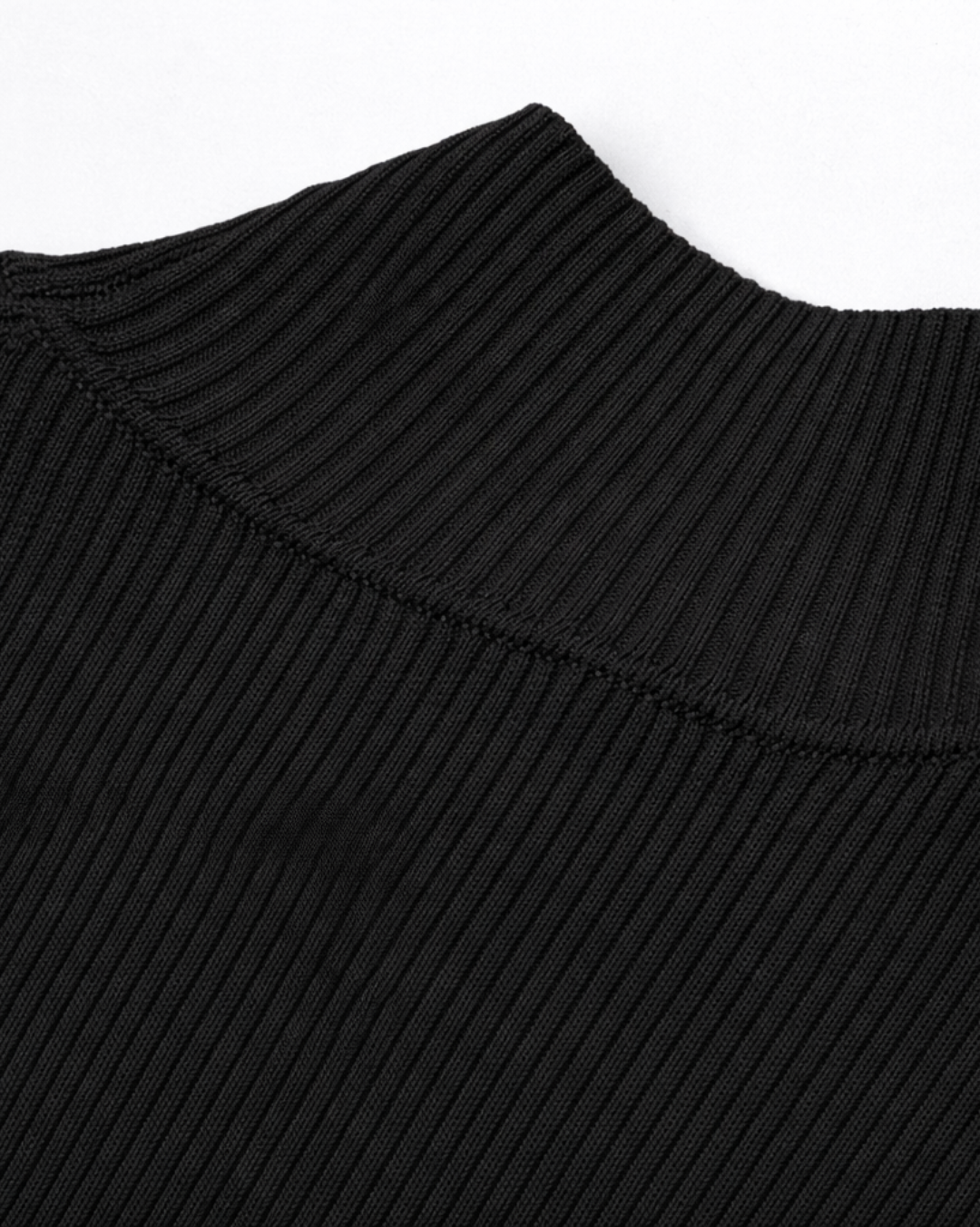 Haut en maille boutonné Sculpt - Noir