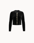 Héritage Button Cardigan - Noir