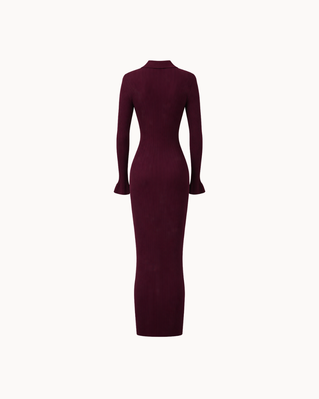 Margaux Midi Dress - Bordeaux