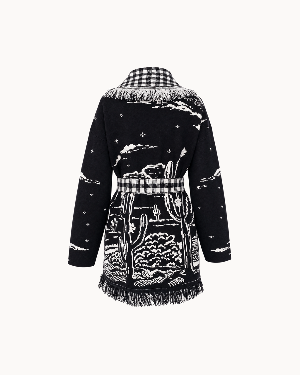 Montana Knit Coat - Midnight Check