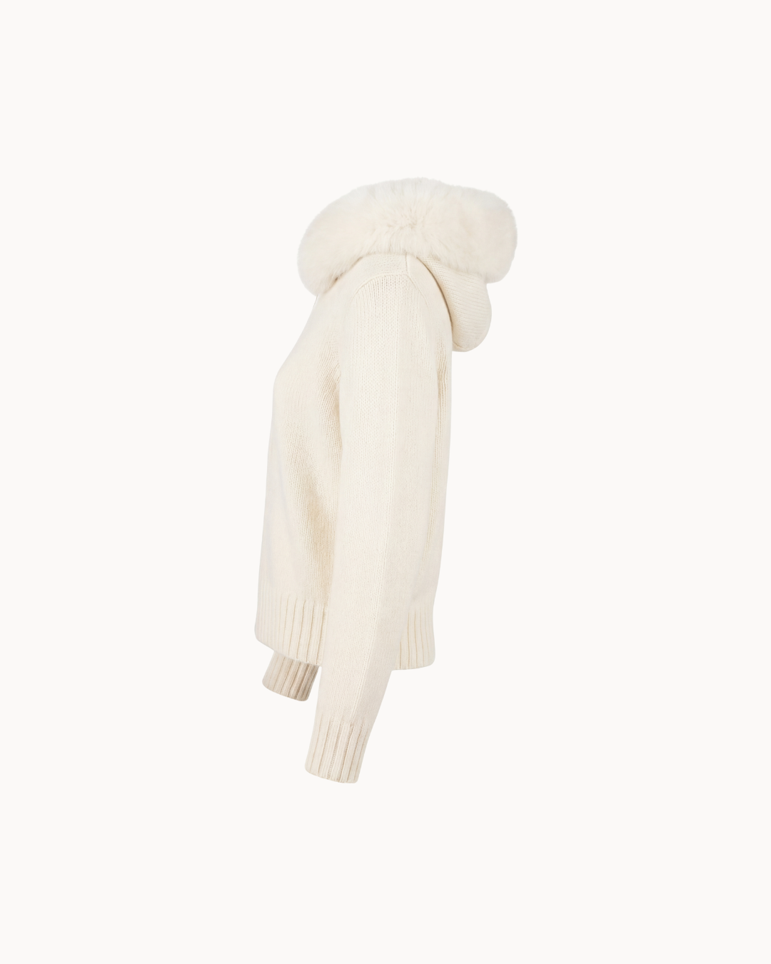 Faux Fur Jacket - White