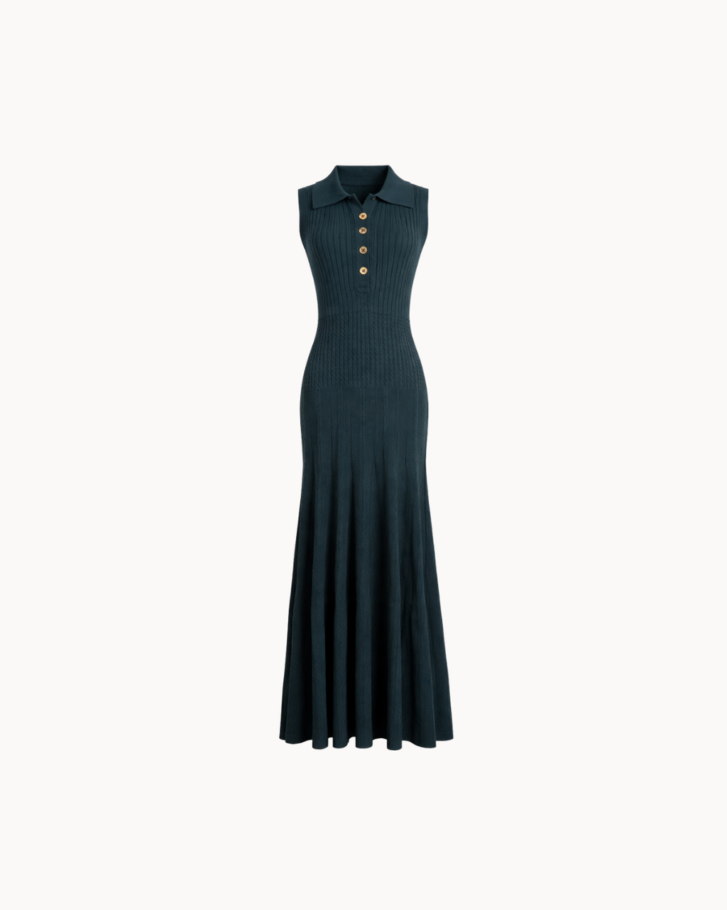 Capri Polo Dress - Forest