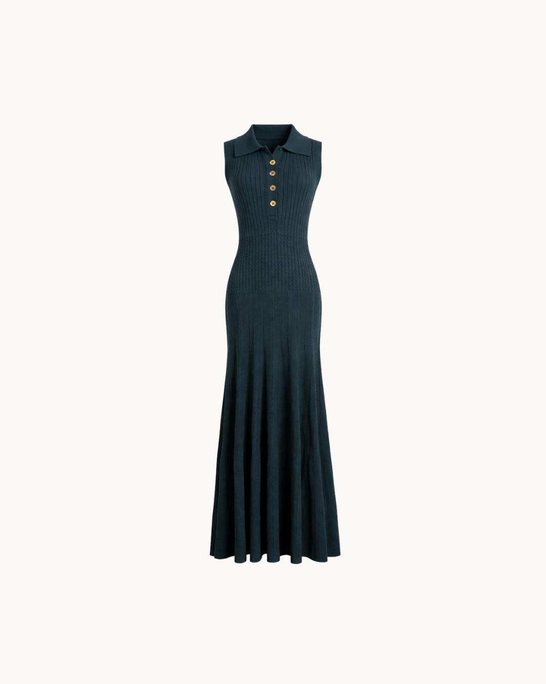 Capri Polo Dress - Forest