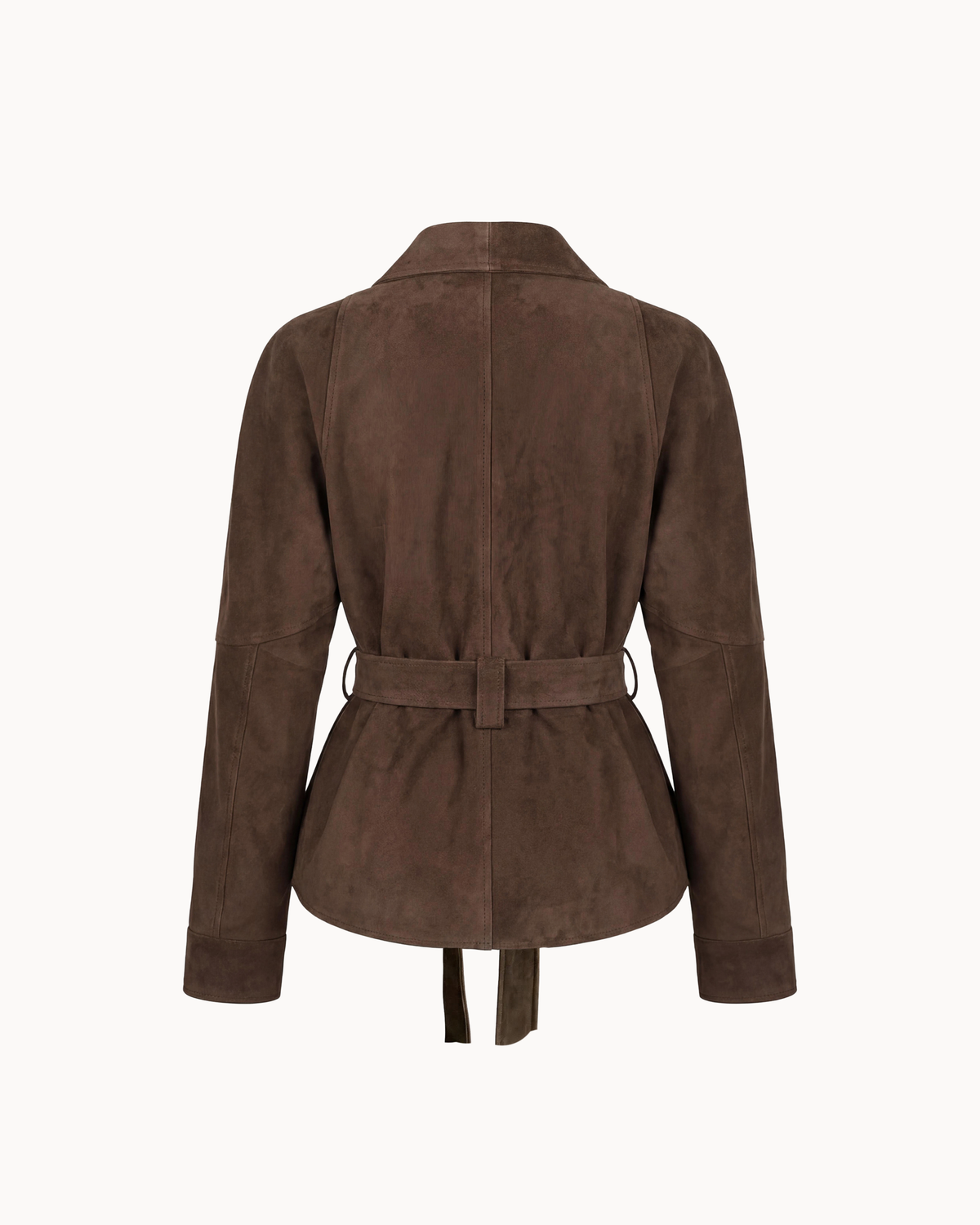 Suede Wrap Jacket