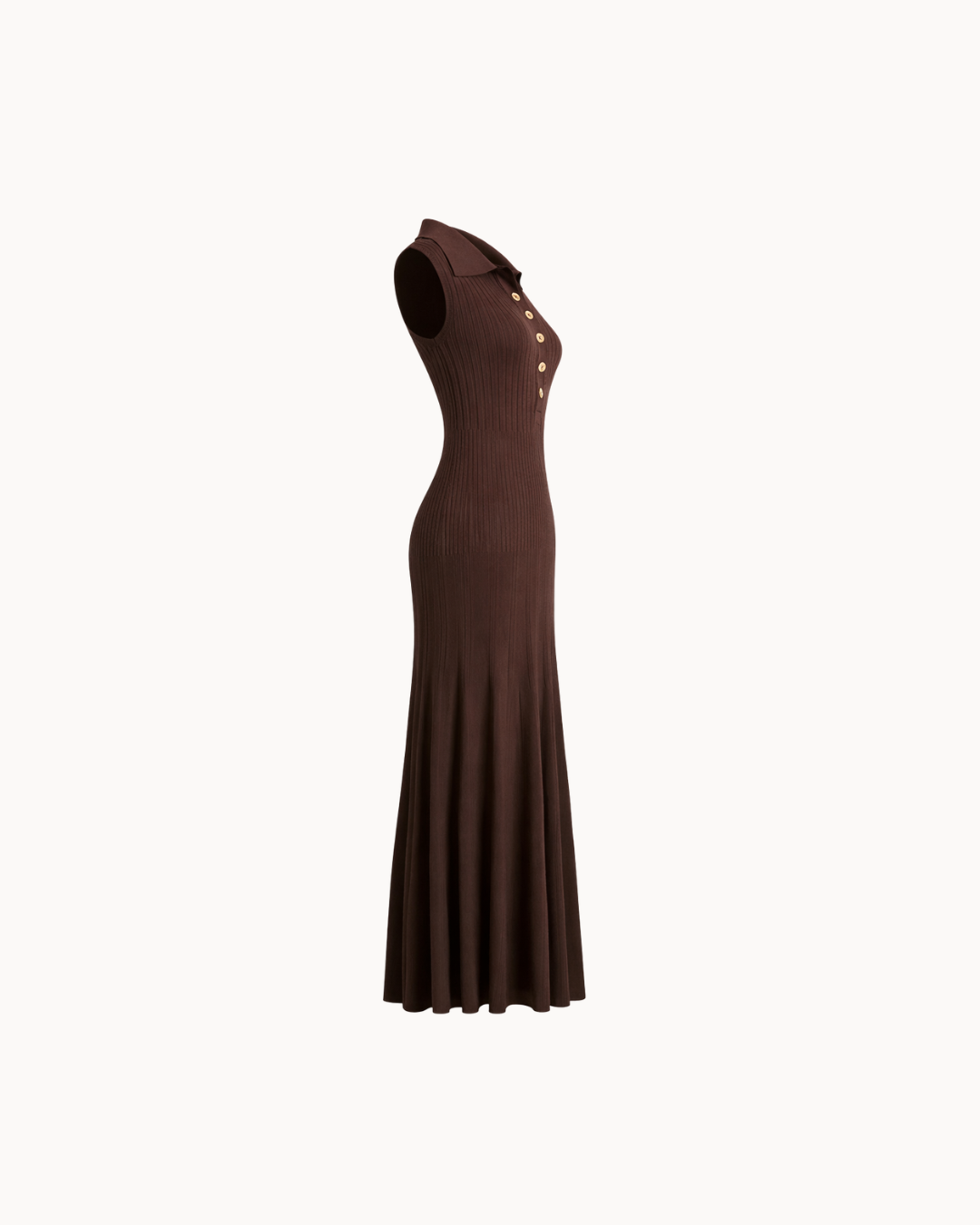 Capri Polo Dress - Chocolate