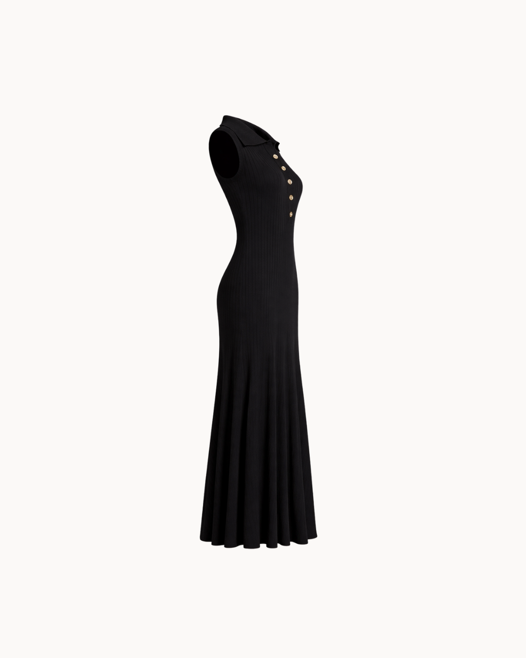 Robe polo Capri - Noir