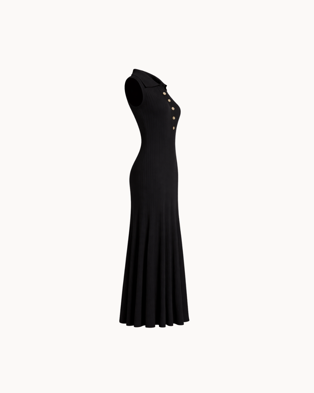 Capri Polo Dress - Black