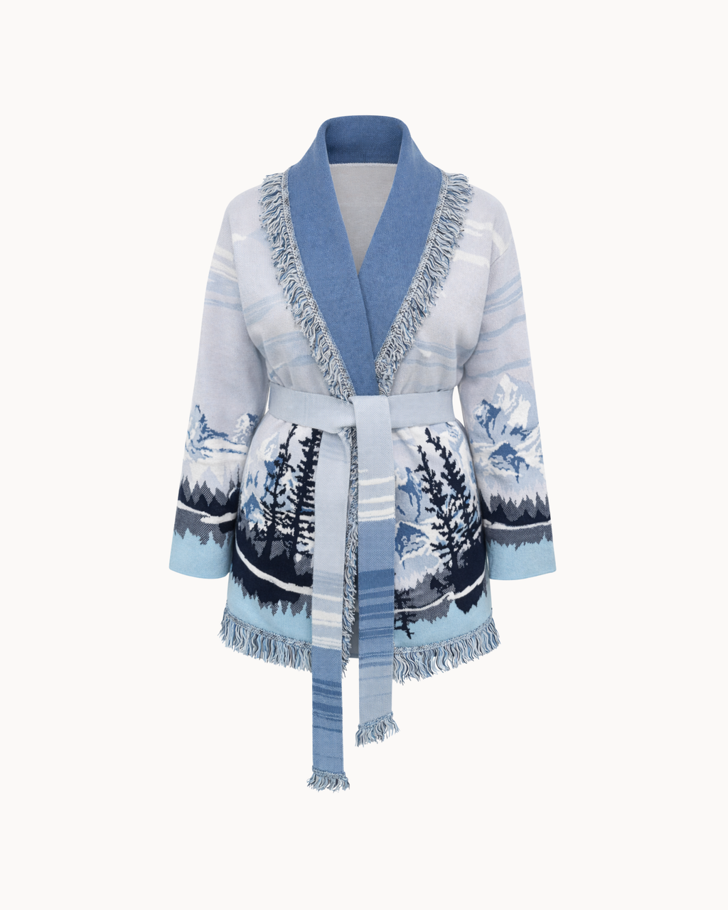 Montana Knit Coat - Glacier Blue