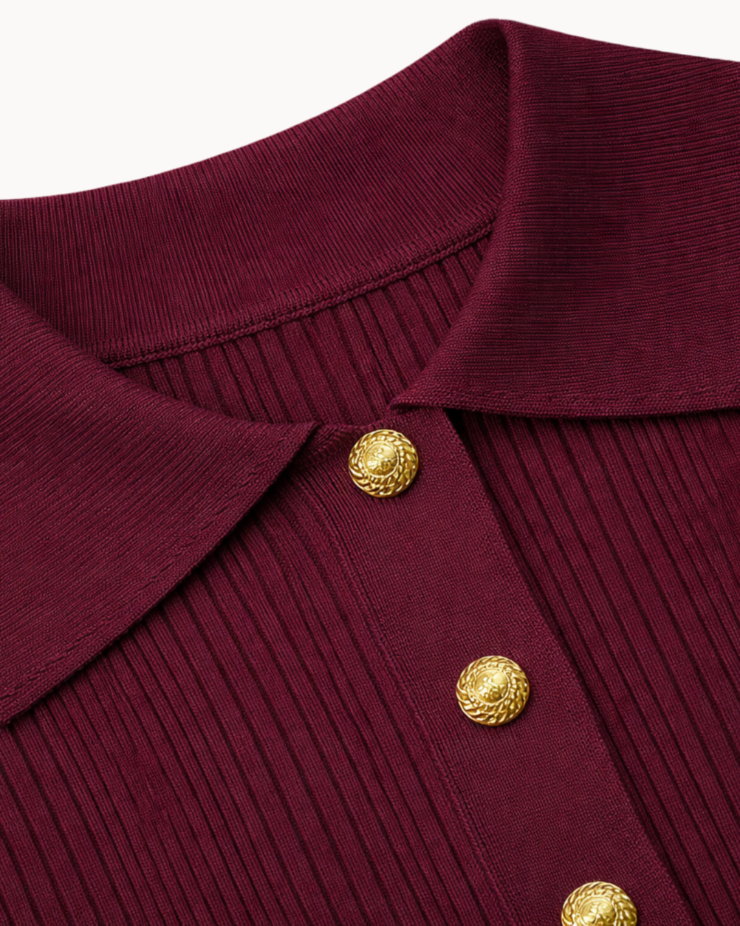 Margaux Midi Dress - Bordeaux
